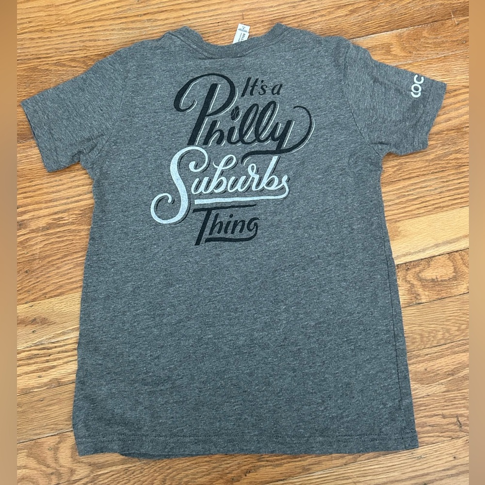Bella Canvas Charcoal Kids Tee with Love Graphic